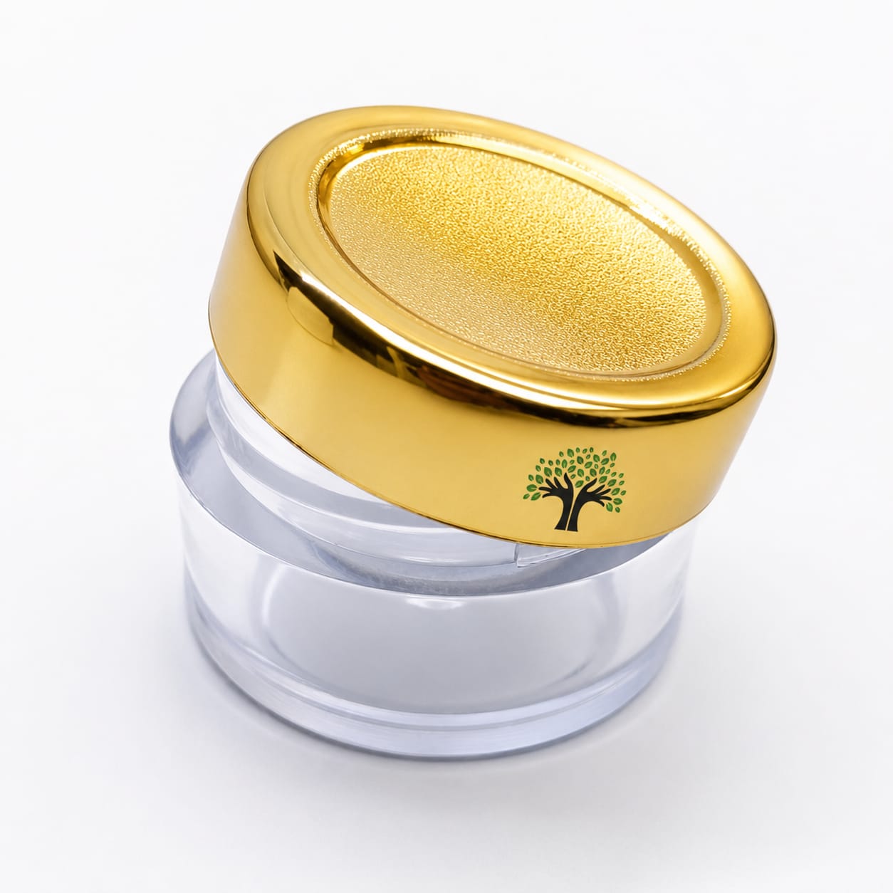 5GRM SAN JAR WITH INNER PLUG AND GOLDEN METALIZING CAP 